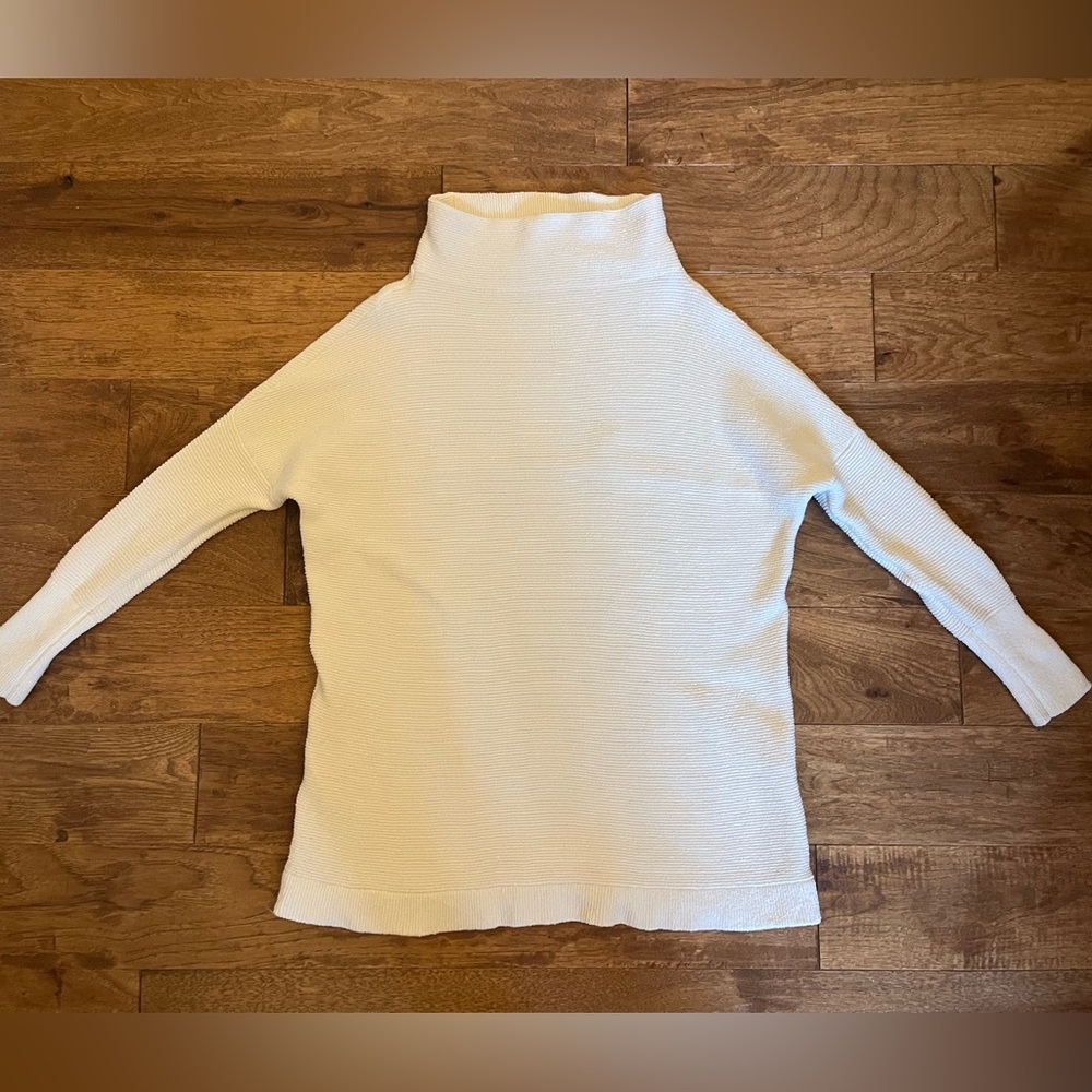 Free People Ottoman Tunic Sweater in Ecru (White), Size XS - Picture 12 of 16